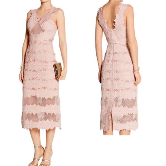 Jonathan Simkhai Brocade Midi Dres S/4 - Picture 2 of 7